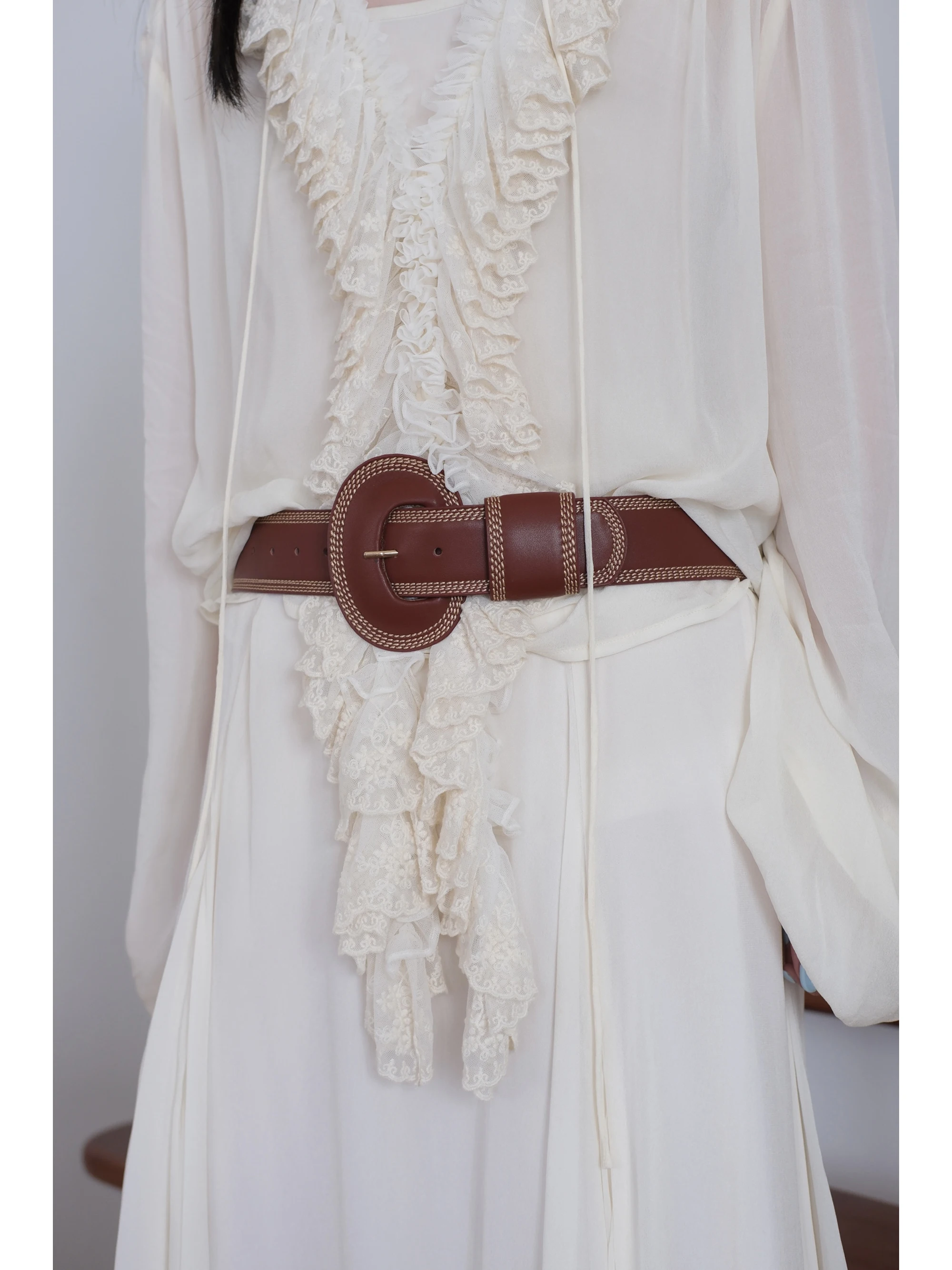 ceinture-polyvalente-en-cuir-marron-cuir-de-vachette-de-premiere-qualite-pour-femmes-ideale-pour-les-jupes-assorties-decontractee-facile-a-assortir-avec-boucle-accessoire-de-mode