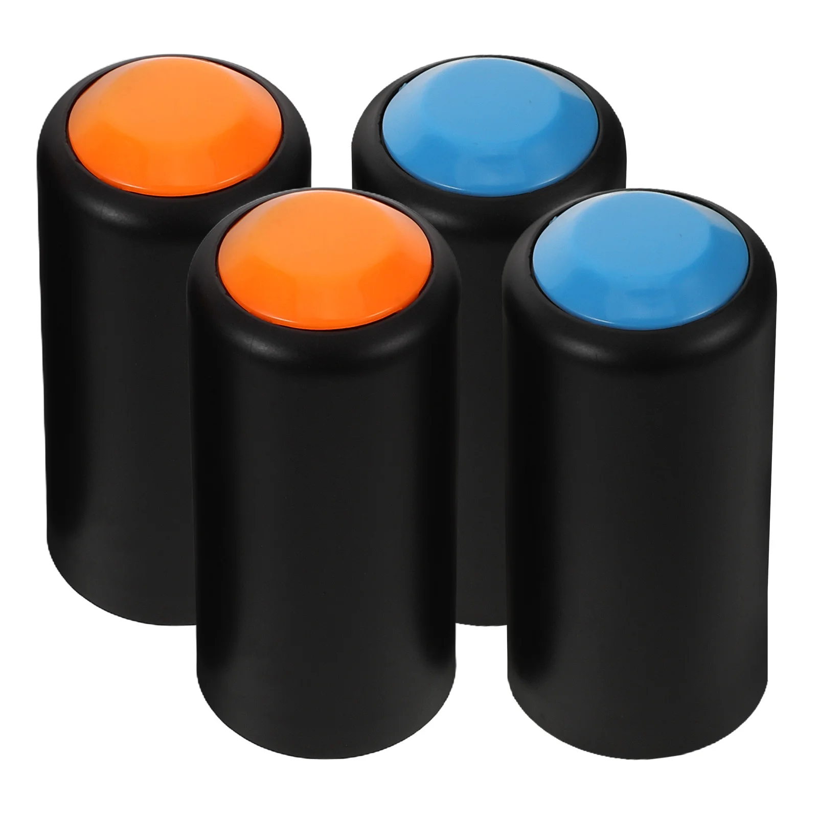 

4Pcs Vibrant Microphone Covers Easy Clean Sturdy Material Ideal Conference Speeches Various Scenarios Protector