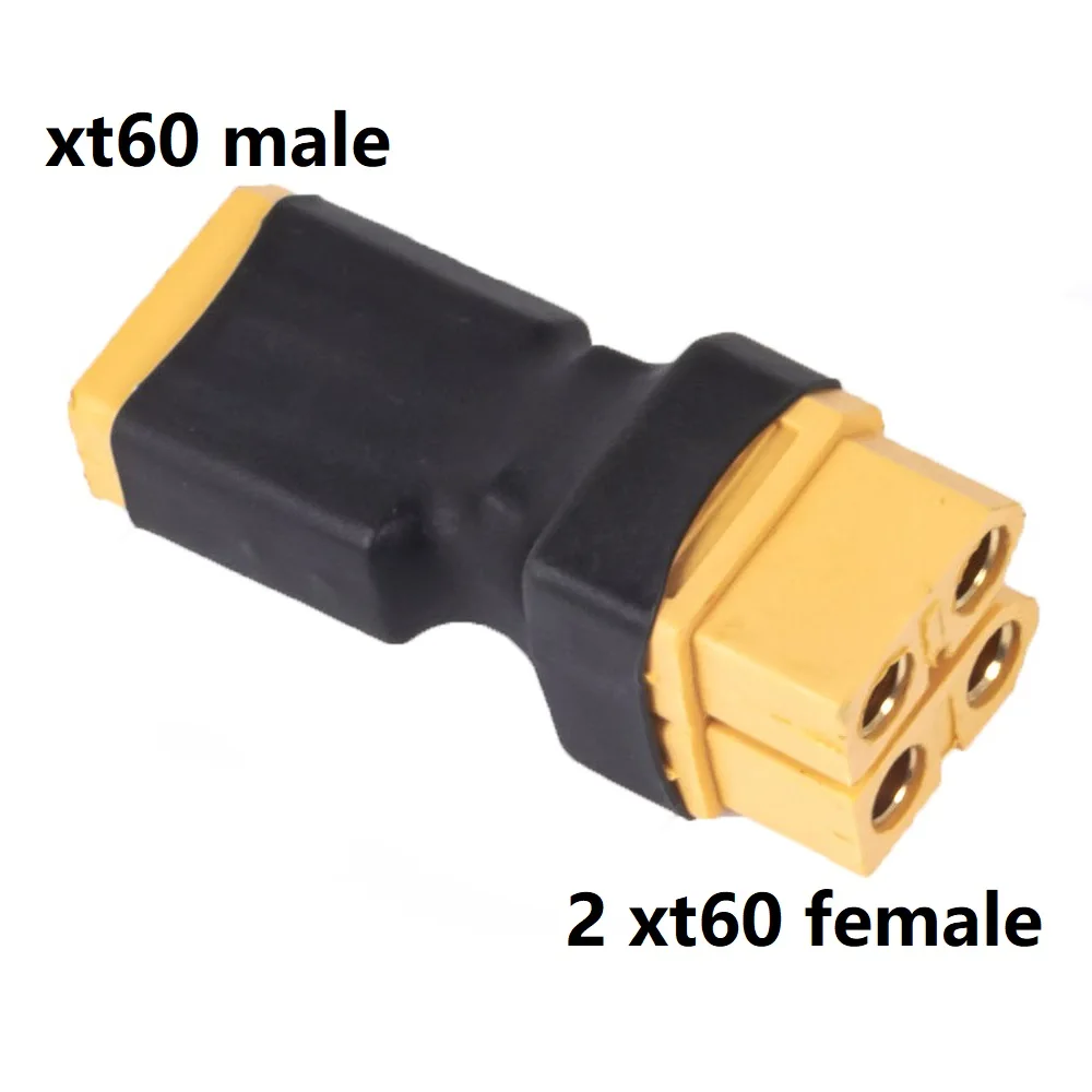 1/2PCS XT60 männlich weiblich Parallel Stecker Adapter Konverter Stecker Kabel Lipo Batterie Kabelbaum Stecker Verdrahtung Ersatz teil