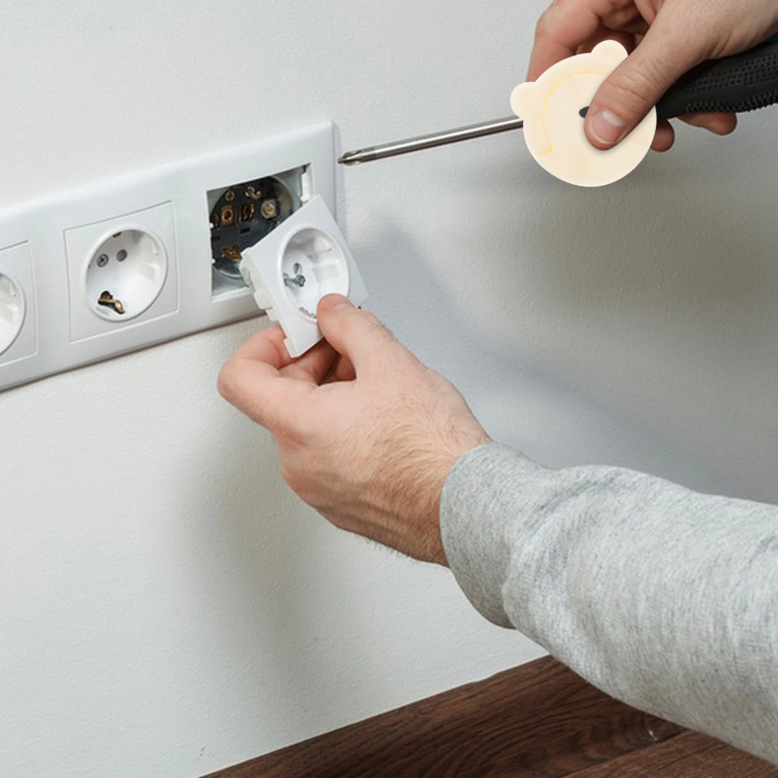 

10 шт. Защитные заглушки для розеток, защита от детей, защитные накладки на электрические розетки, защитные экраны для электрических розеток