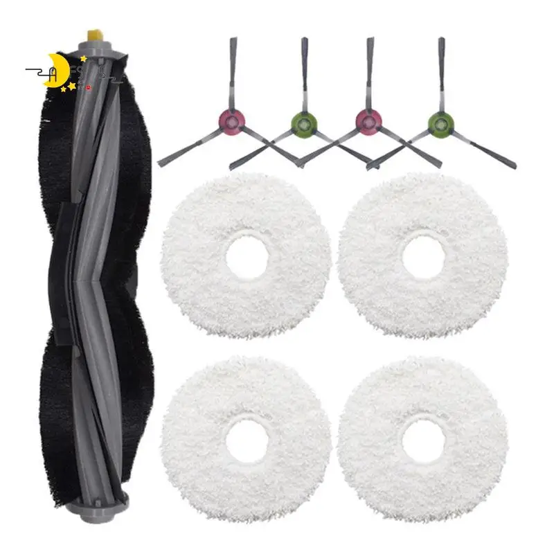 

Запасные части AF95 для робота-пылесоса Yeedi Floor 3 Station: основная и боковые щетки, тряпка для мытья полов