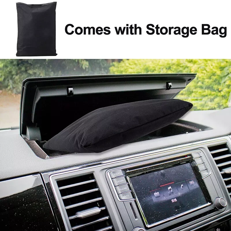 For Deluxe VW T5 T6 Caravan Camper Van RV Window Screen Cover Curtain Wrap Blind Camping Frost With Storage Bag RV Accessories