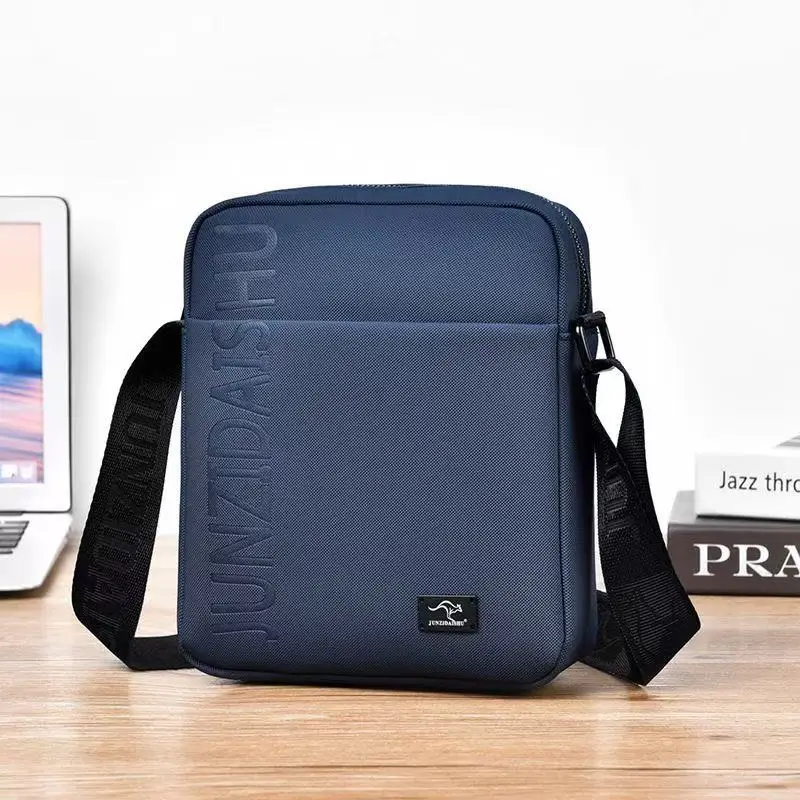 Kangaroo Luxury Brand Men Crossbody Bags Summer Oxford Vintage Messenger Bag Male Small Shoulder Bag For Men Business Handbag