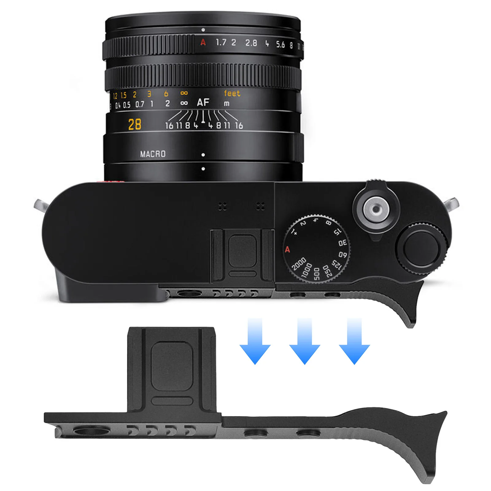 

Алюминиевая рукоятка-держатель для камеры Leica Q3, износостойкая, с креплением, аксессуар для камеры Leica Q3