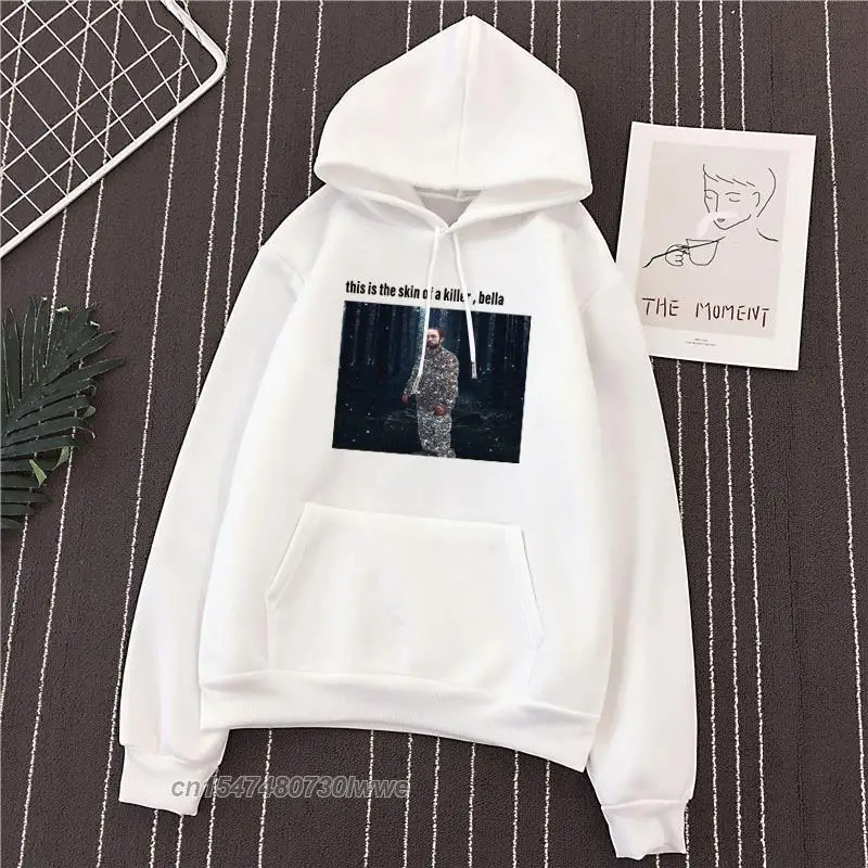 Hot Sale Robert Pattinson This Is The Skin Of A Killer Bella Women Men Hoodie Street Female Black Pullover Korean Tops