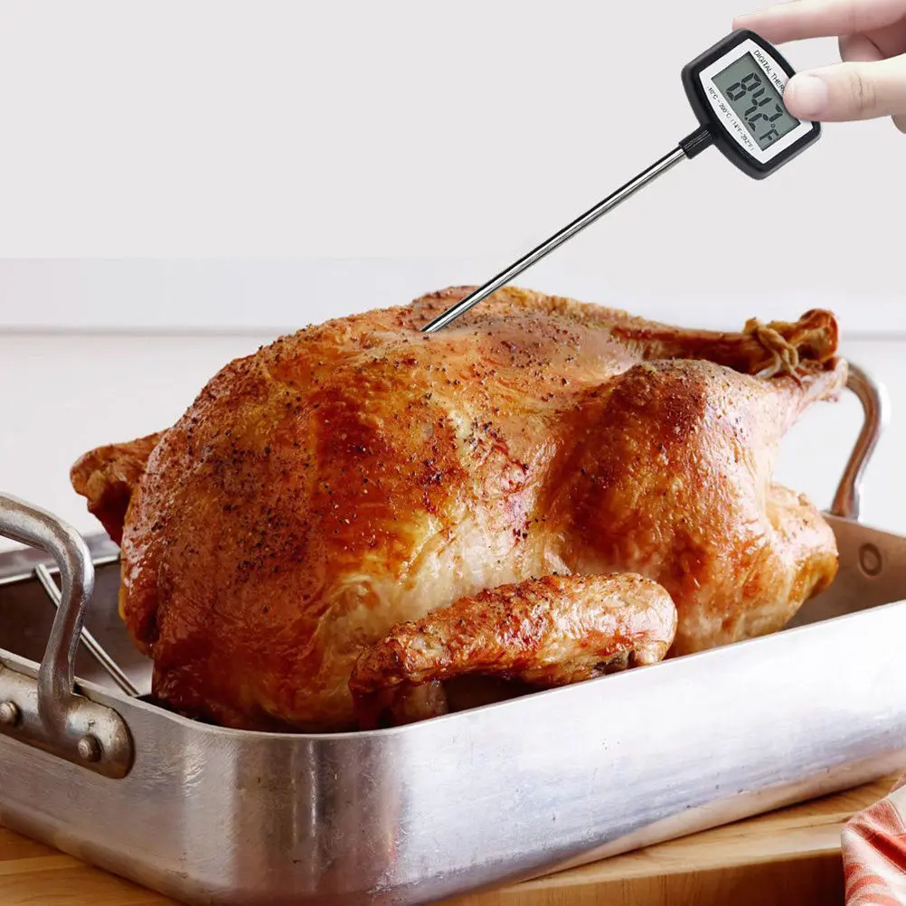 Digital Meat Thermometer Instant Read Food Probe for Cooking BBQ Grill Smoker Kitchen Baking
