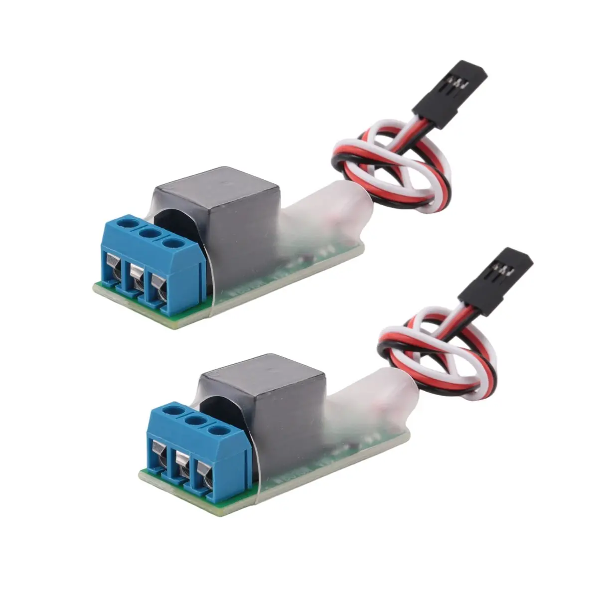 A47UNEW 2PCS RC PWM Electronic Relay Switch for RC Airplane DIY Model Navigation Lights Controller Universal K1 Switch