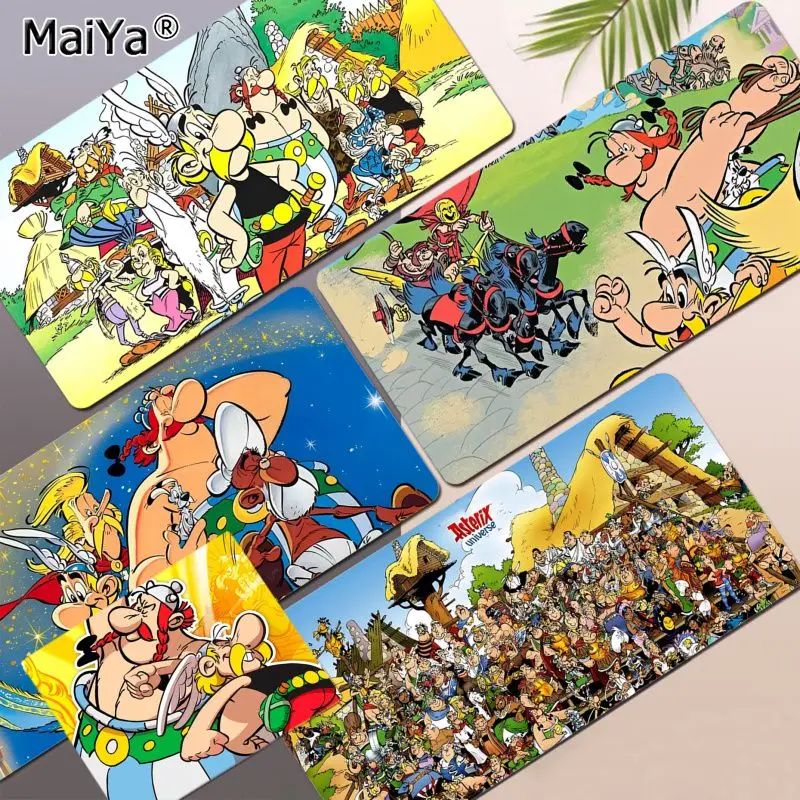 MINISO A-AsterixS O-ObelixS Top Quality Large Mouse Pad PC Computer Mat Size For Game Keyboard Pad