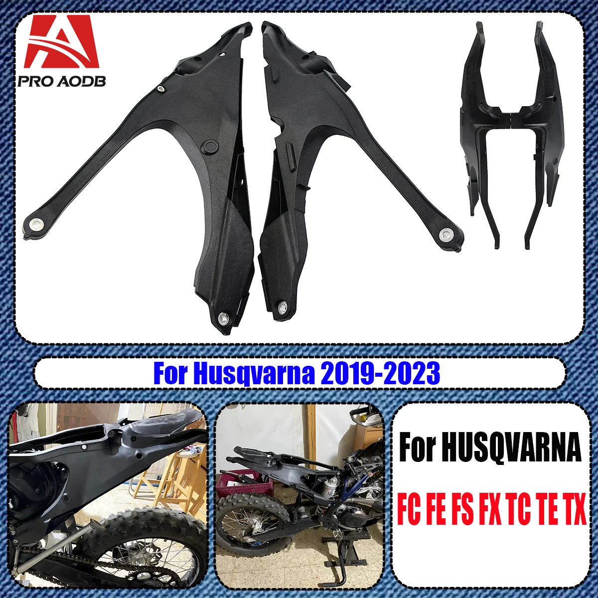 

For HUSQVARNA FC TC FX TE TX 125-300 350 450 501S 2019-2023 2023 New Strengthen Subframe Rear Seat Support Frame Tailstock Mount