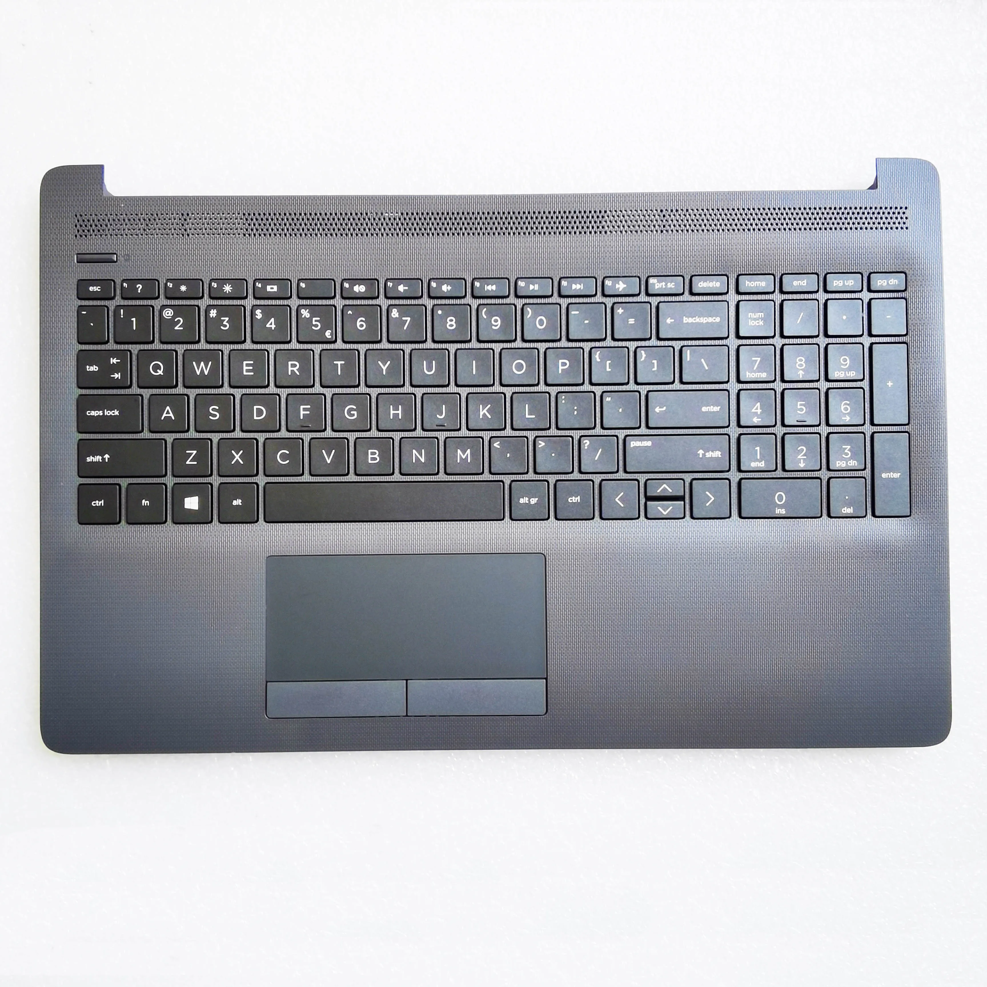 Imagem -03 - Teclado Nos para hp 15-da 15-db 15s-dr Tpn-c135 C136 250 g7 255 g7 g7 Tampa Superior com Touchpad L20386001 L20387-001 Novo