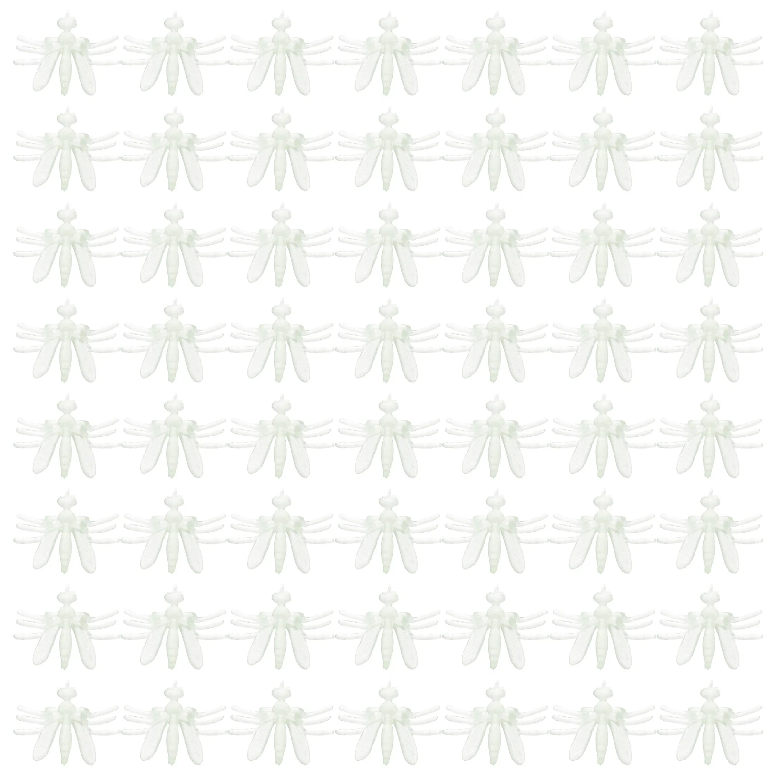 200 Uds. Decoraciones de mosquitos falsos que brillan en la oscuridad fiesta de Halloween interior exterior plástico insecto modelo juguetes broma Gadgets