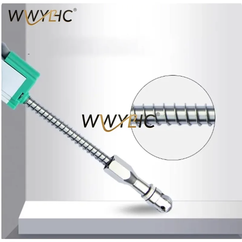 Automatic Reset Spring Electronic Ruler, 10-100mm Miniature Linear Displacement Sensor Transducer