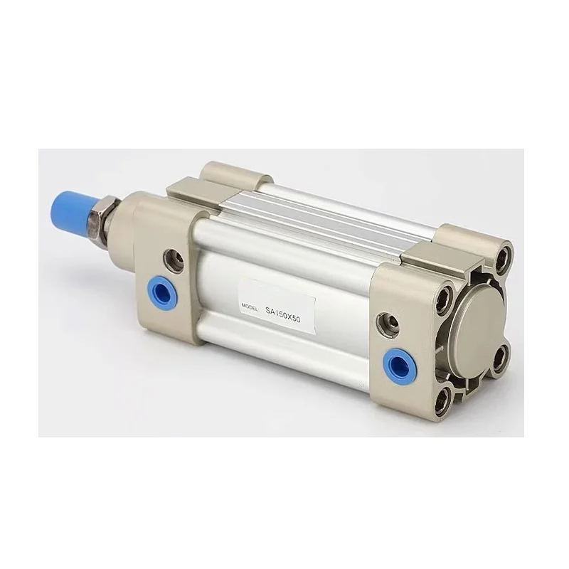 High Quality SAI Series ISO Standard Double Acting Pneumatic Cylinder SAI32/40/50/63/80/100*450 500 600 700 800 900 1000