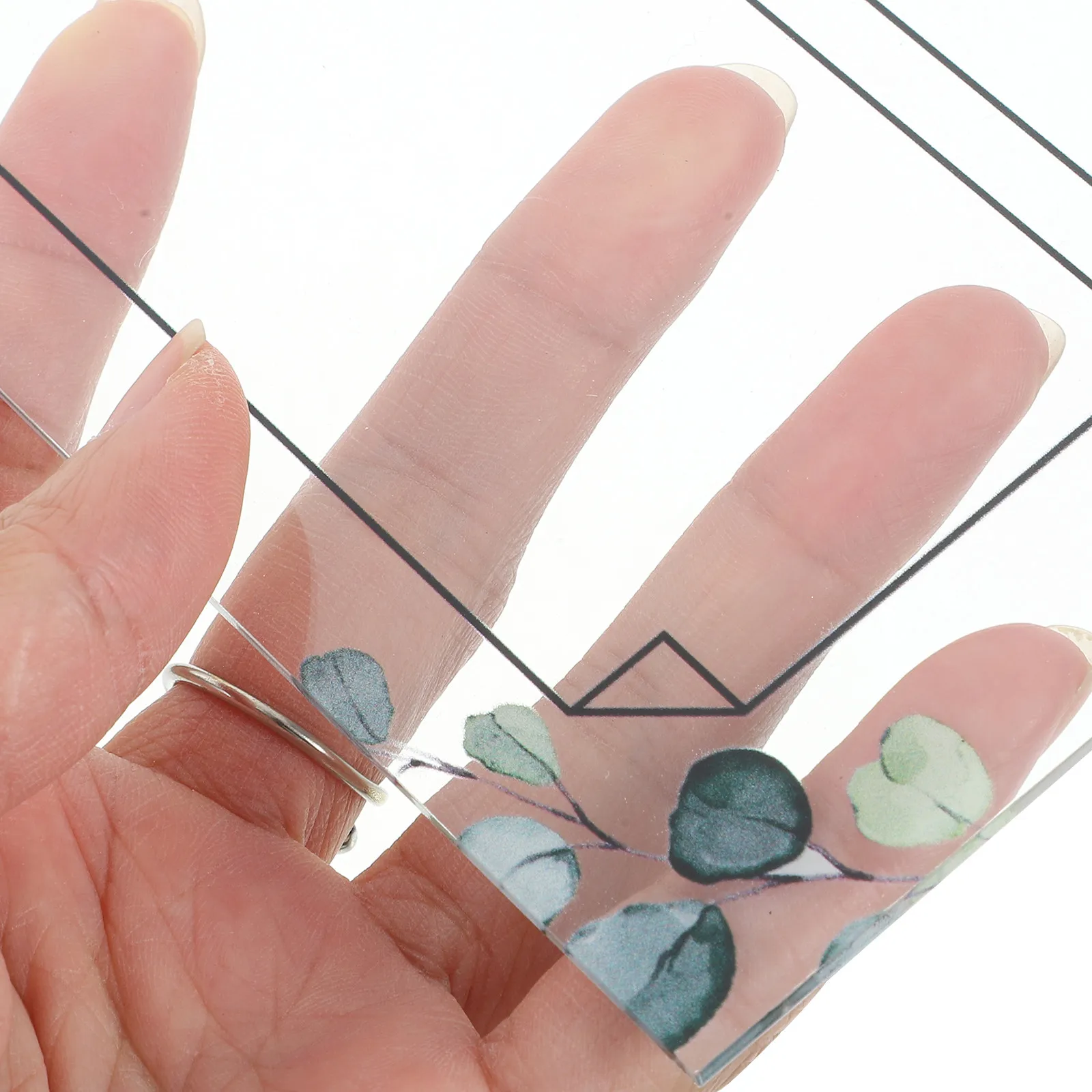 

1 комплект прозрачных акриловых календарей на неделю, многоразовых сухих стираемых подвесных досок для дома, офиса, школы, настольных органайзеров для заметок, прозрачных