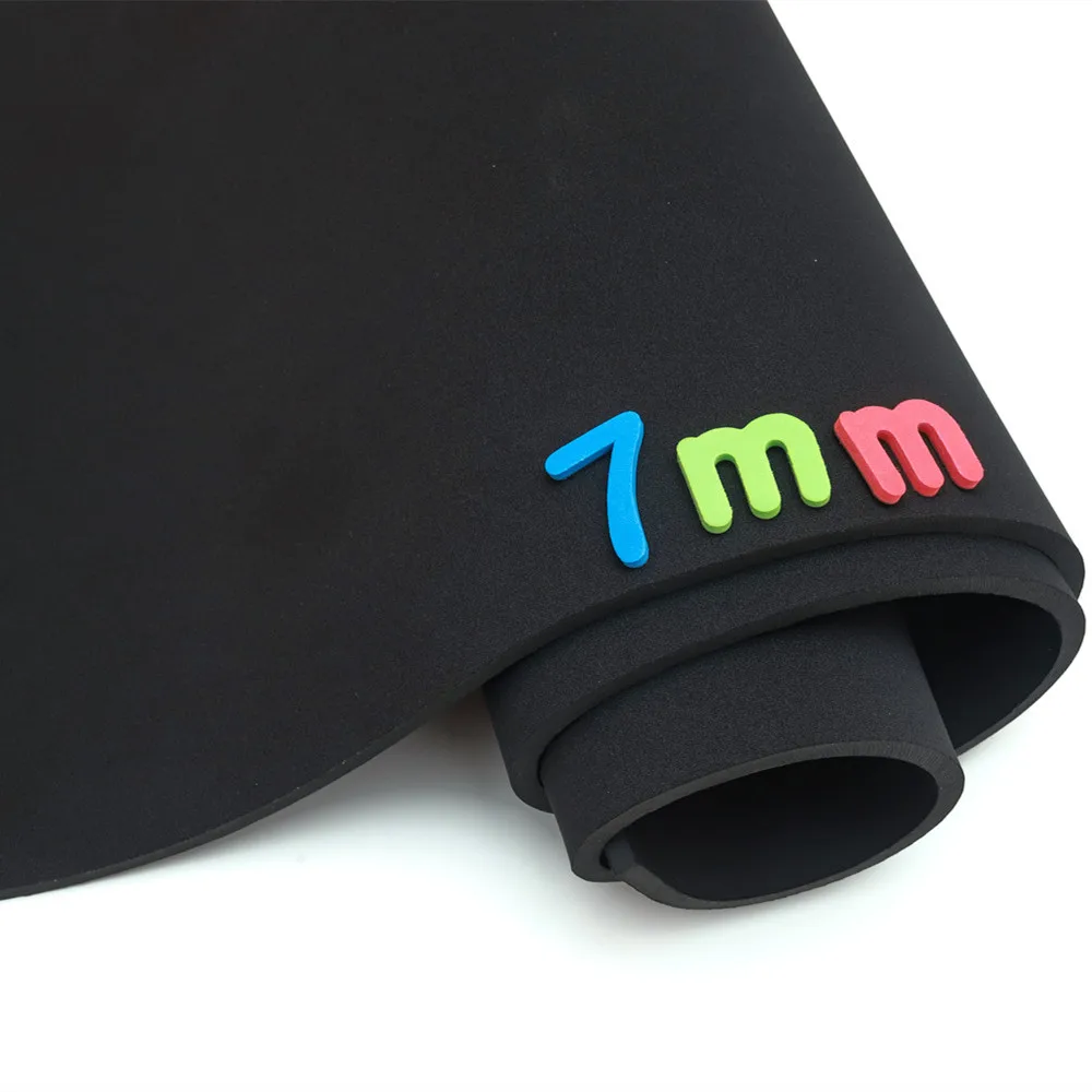 7mm Thick Black SBR Neoprene Car Fabric Fabric Sewing Windproof Diving Shockproof Shockproof Cloth