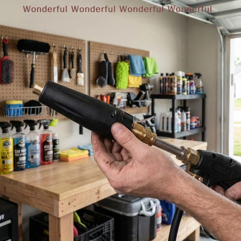 

ST75 Foam Cannon Sprinkler Nozzle G14 High Pressure Versatile Car Wash Snow Foam Head for Automatic Cleaning