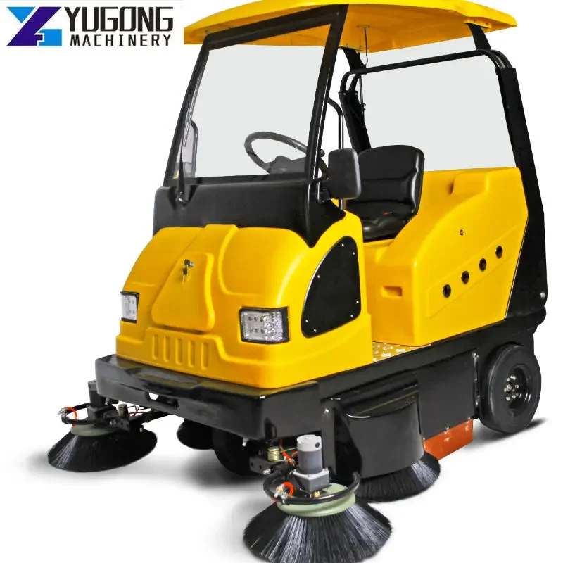 Hot Sale Municipal Cleaning Floor Sweepers Machine Color Customized Yellow and Grey City Street Cleaning Machine for Mexico