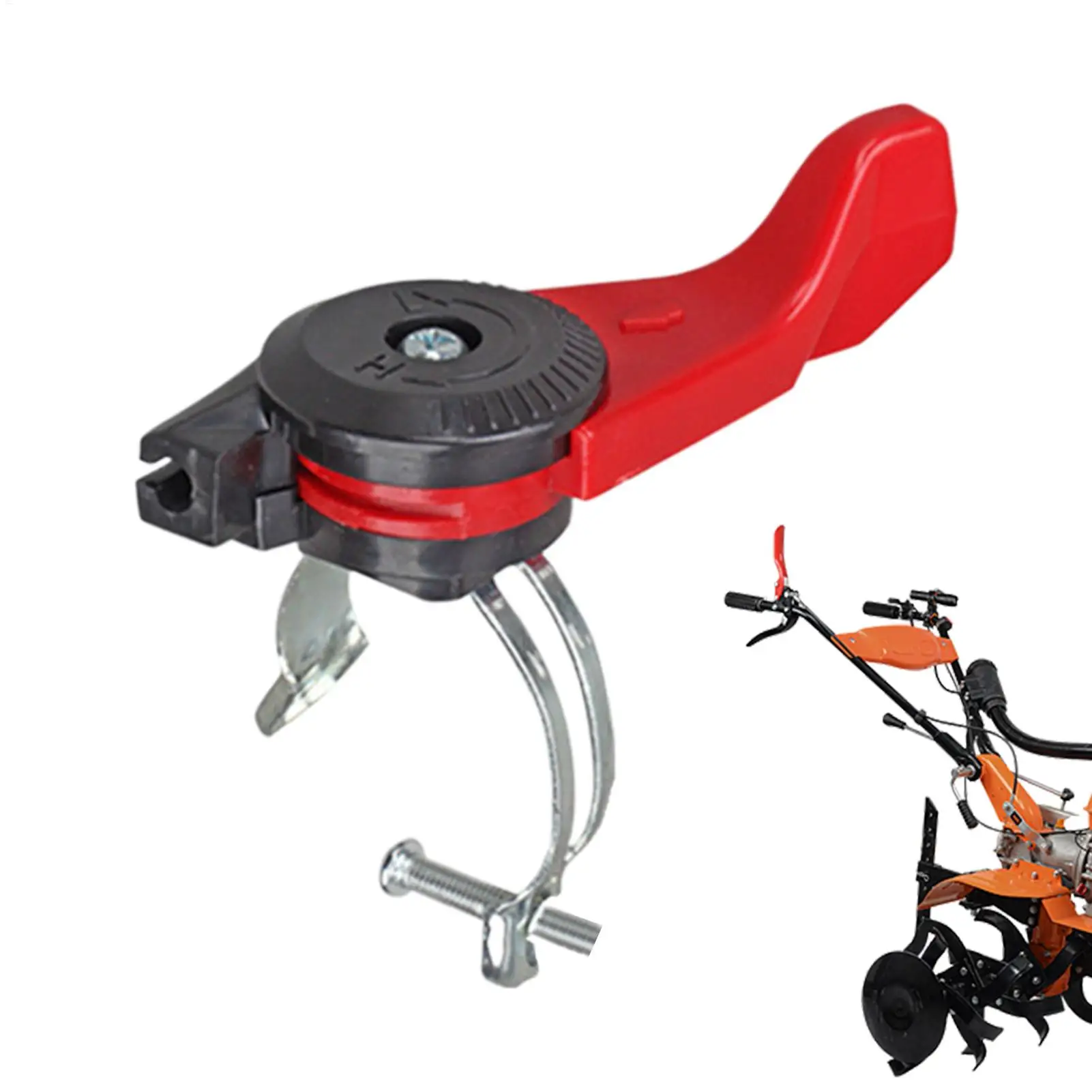 Tiller Throttle Control Tiller Handlebar Thumb Throttle Lever Accelerator Replacement Part Assistant Switches For Road Cutter