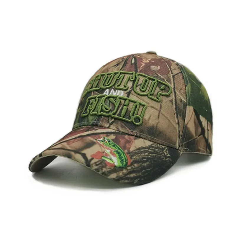 Adjustable Outdoor Camouflage New Men's Adult Duckbill Women's Big Head Embroidered Baseball Hat, Mountaineering Hat