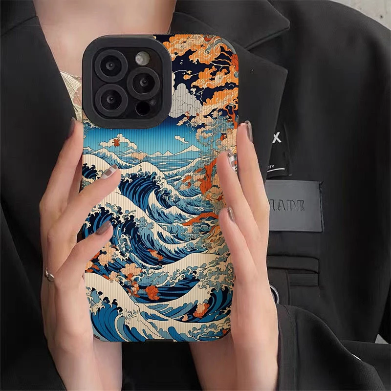 Stormy Ocean Phone Cases for IPhone 11 Case 14 Pro Max 15 Pro Max IPhone Case for IPhone 13