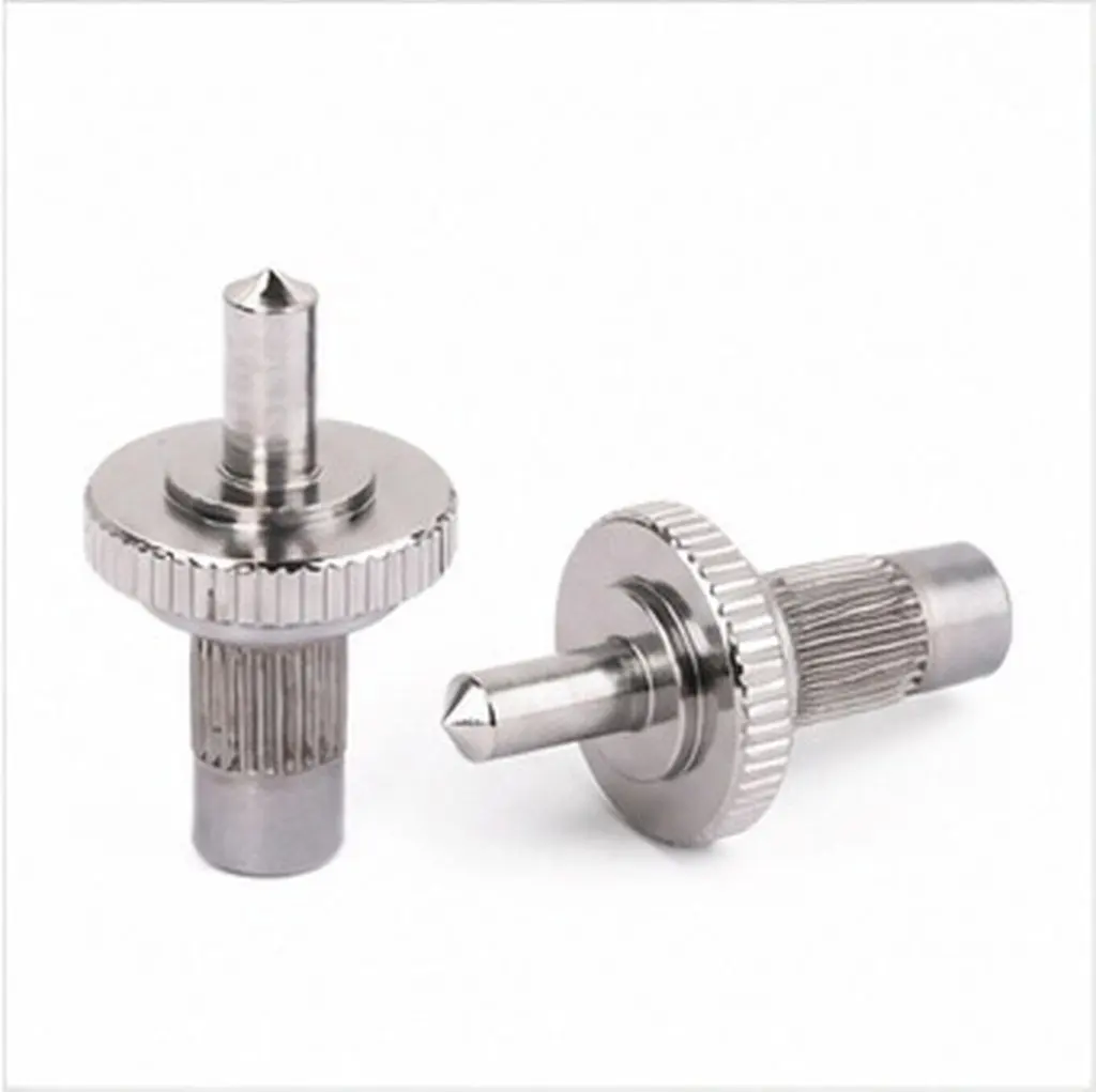 2pcs Chrome Guitar Bridge Studs, Strong Steel, Rust-Resistant Electric Guitar Replacement Parts