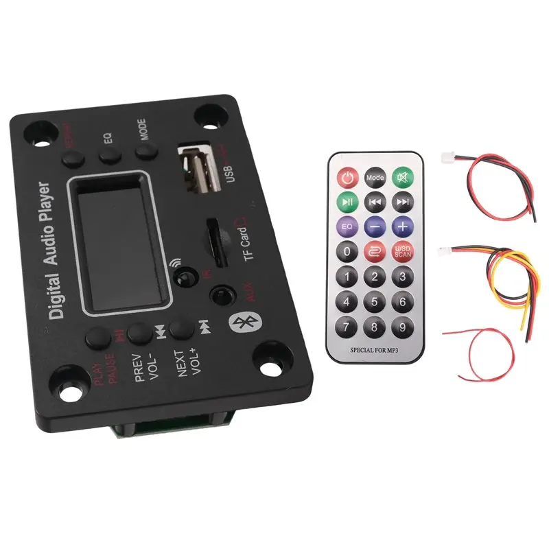 AYHF MP3 Player Module Bluetooth-Compatible JQ- With Power Amplifier Decoder Board Amplifier Car FM Radio Module