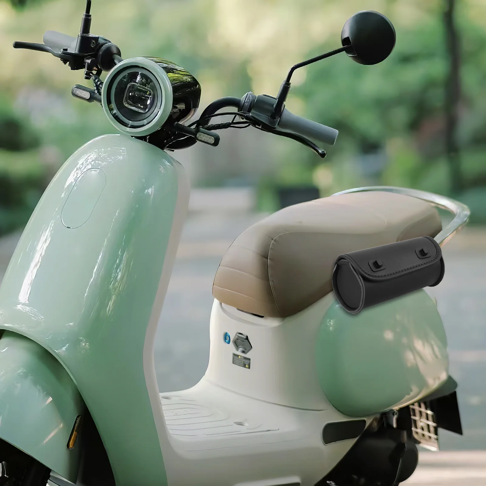 Bolsa lateral para motocicleta vintage, alforje retrô à prova d'água para bicicleta elétrica, rack dianteiro e traseiro, ferramenta para alforjes de deslocamento