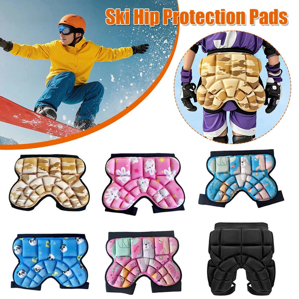 

Ski Hip Protection Pads Shockproof Skate Butt Protect Pads Skating Butt Protection Shorts for Roller Skating/Skateboarding