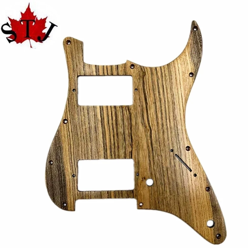 1PCS Electric Guitar HH Solid wood Pickguard Scratch Plate made for 11 Holes American Standard FD ST Style Guitar Accessories