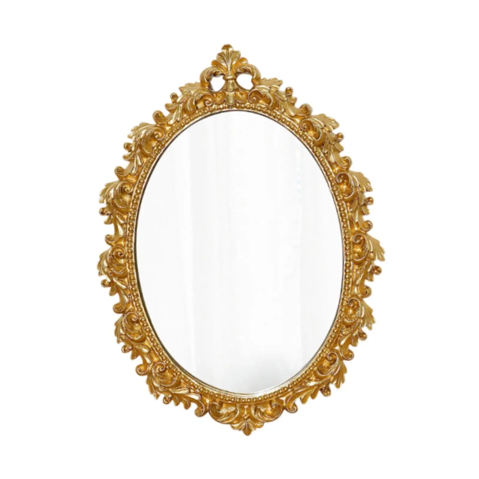 Makeup Mirror European Decor Retro Vanity Mirror for Office Bathroom Nursery