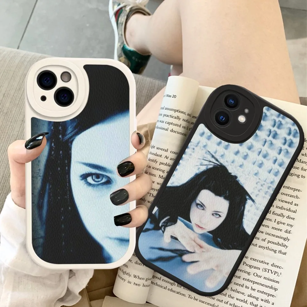 

Evanescence Amy Lee Phone Case Hard Leather For IPhone 16 15 14 13 12 Mini 11 14 Pro Max Xs X Xr 7 8 Plus Fundas