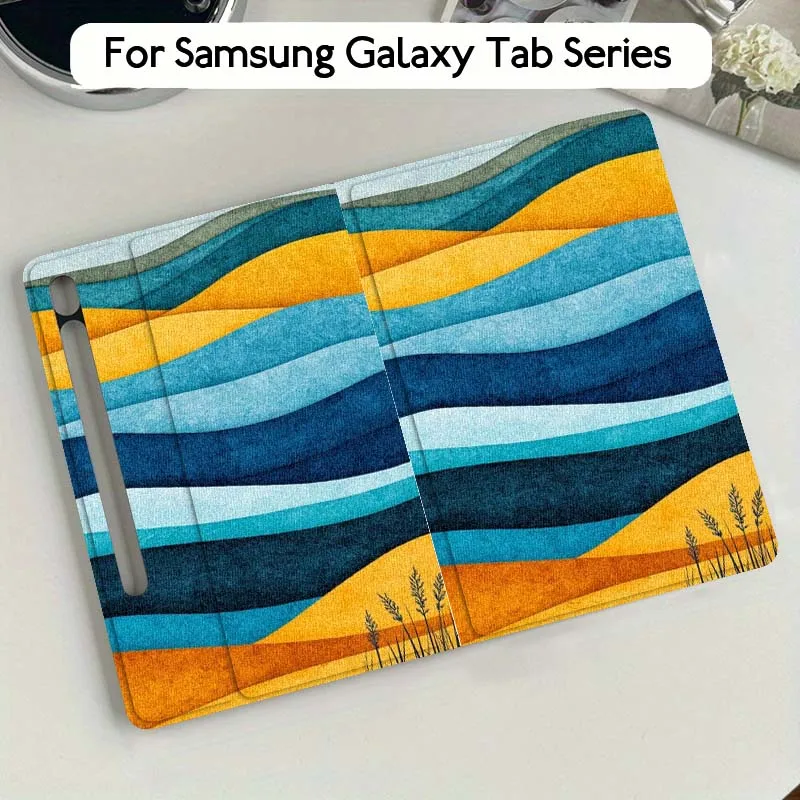 

Creative Color Art Design Gift For Samsung Galaxy Tab S10 S9 S8 S7 FE Lite Soft Flexible Support Tablet Case