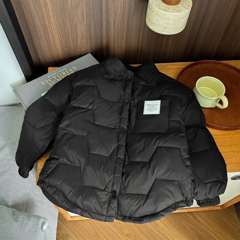 Autumn and Winter New Children's Down Jacket Boys and Girls Thickened Warm Outside to Wear Children's Winter Coat Short