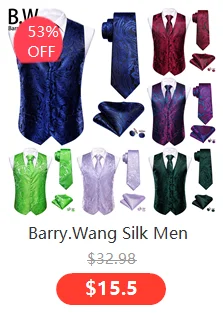 Barry.Wang Neuheit Seide Männer Krawatte Taschentuch Manschettenknöpfe Set Jacquard Tier Dinosaurier Fledermaus Gravat Krawatte Für Männliche Hochzeit Business – Detail 35