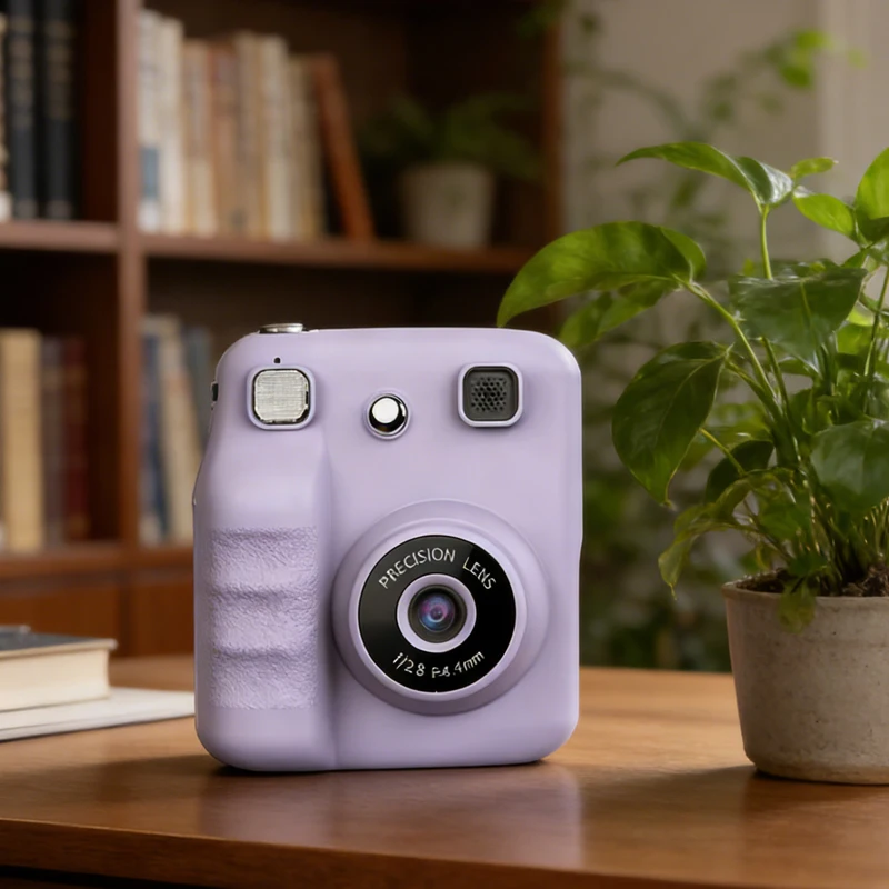 Multi-function Kids Camera Thermal Paper Camera HD Digital Video Camera Portable Snapshot Printing Camera Kids Birthday Gifts