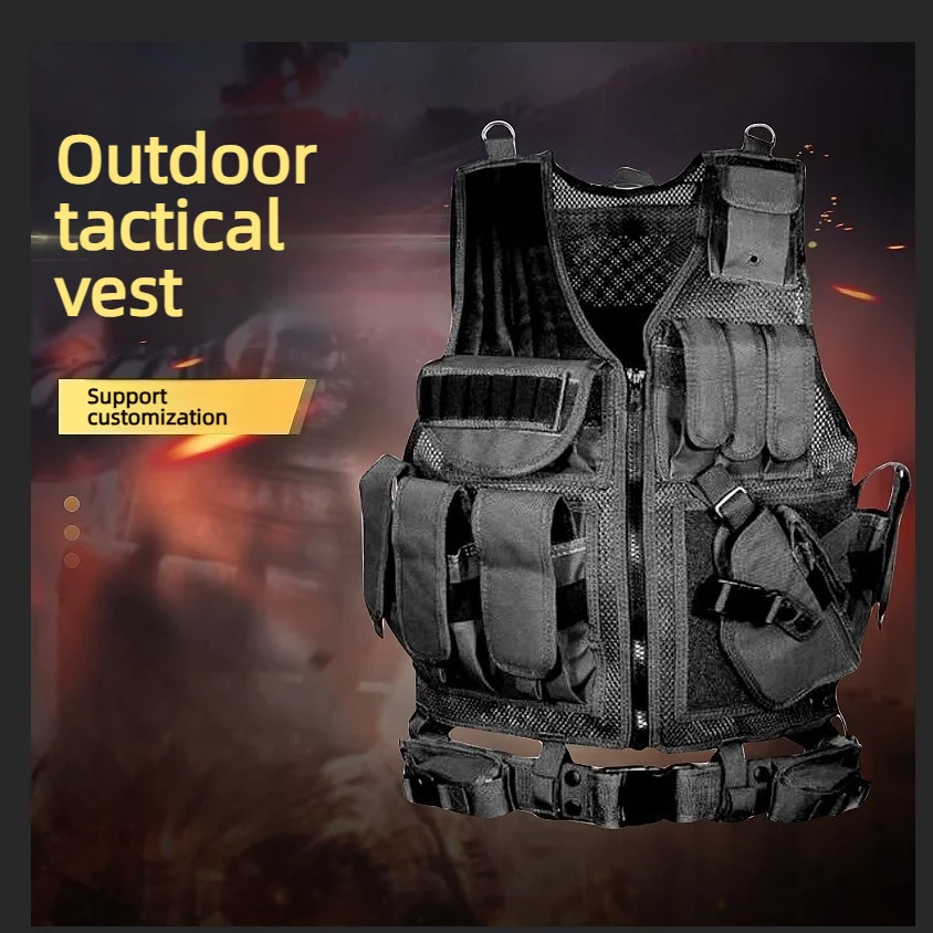 

Customized Logo New Unisex Outdoor Tactical Vest Multi Functional Field Tactical Vest Outdoor Sports Equipment And Tactical Gear