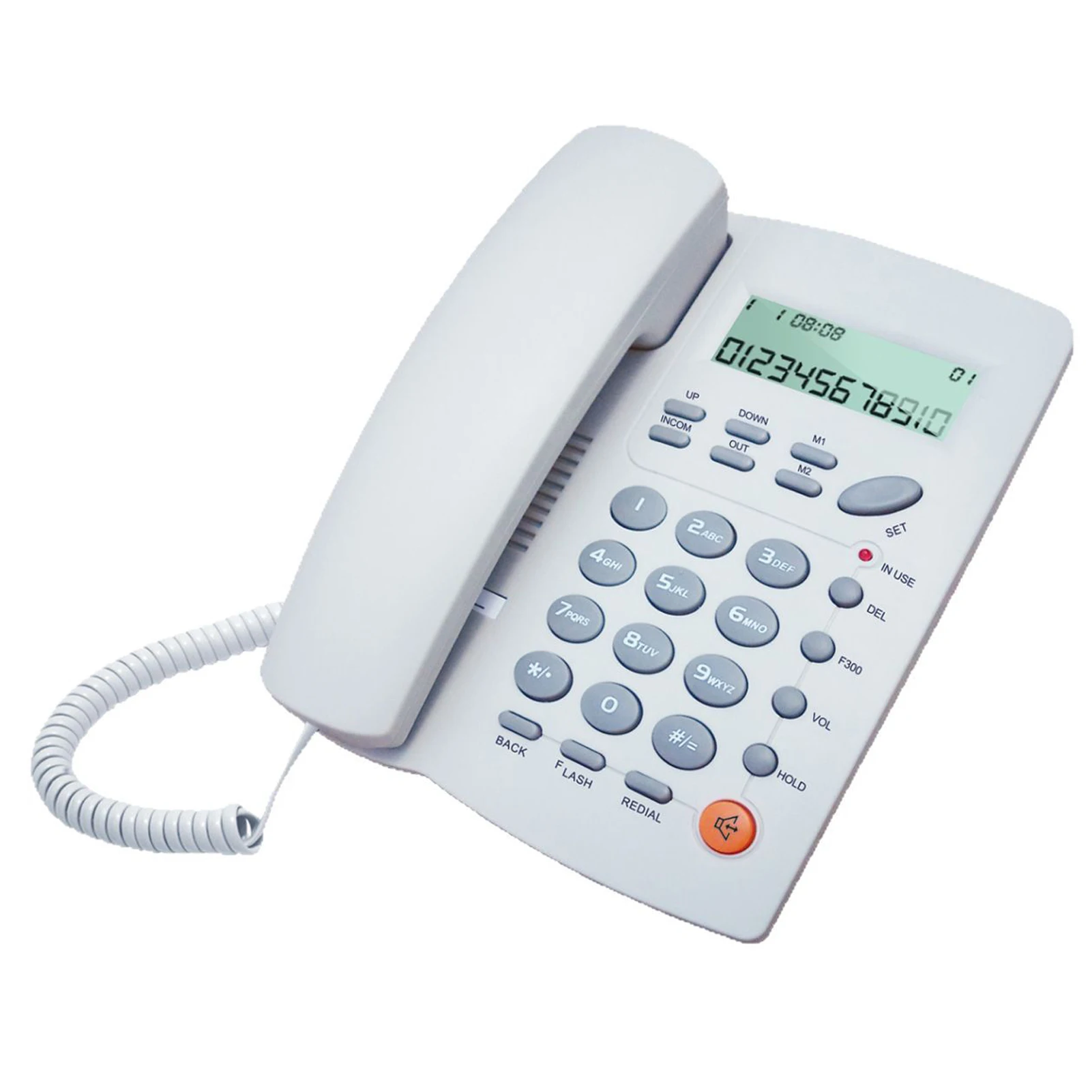 ABS Home Telephone With Caller ID And One Click Dialing Corded Landline Phone For Easy Communication