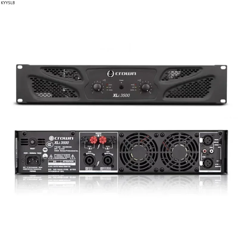 XLi 3500 Power Amplifier Professional Audio DJ Equipment For Line Array Speakers Subwoofer Speakers Stage Wedding KTV Home Use