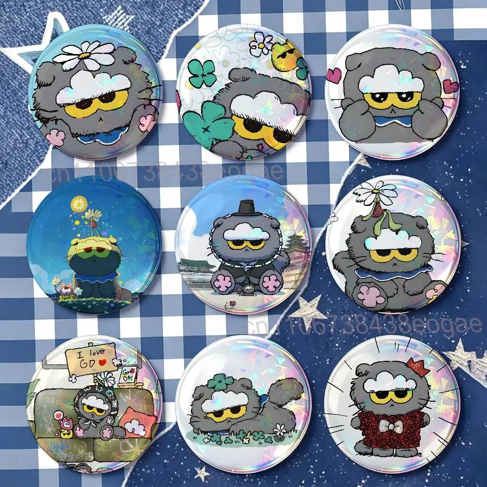 Z-ZOA HD Print Badges Pretty Round Display Brooches IP merchandise 32mm 58mm 75mm 44mm 25mm
