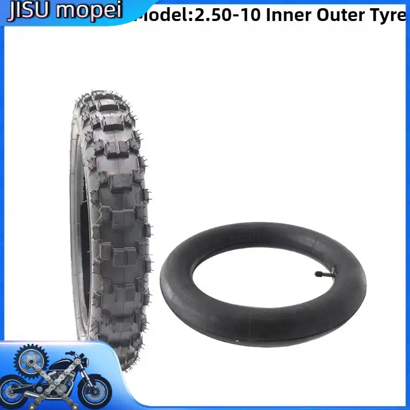

2.5-10" Dirt Bike Tire and Inner Tube Set Compatible with 50cc 70cc 90cc 110cc Razor MX500 MX650 Coolster PW50 TTR50 DRZ70 JR5