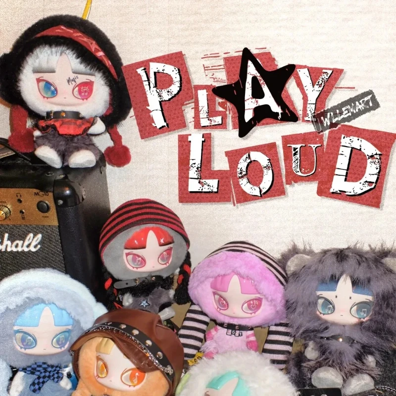 

INN's PLAY LOUD Series Blind Box Kawaii INN Anime Doll Mystery Box Bag Pendant Collect Vinyl Face Toys Trend Decor Surprise Gift