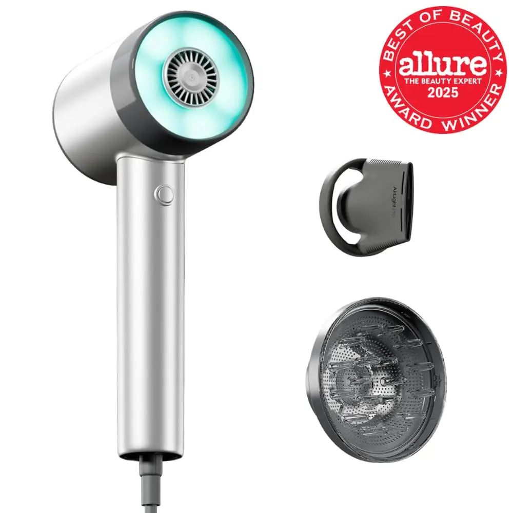 Hair Dryer Enhanced with Infrared Light, Fast Damage-Free Drying, Tested for All Hair Types