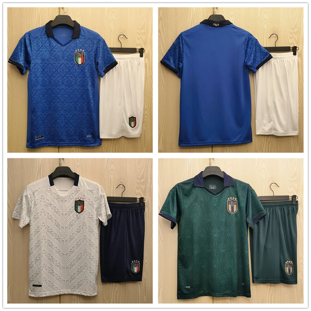 New European Cup Italian Jersey Kisesa Virati Home Second Away Team Uniform Adult Soccer Uniform