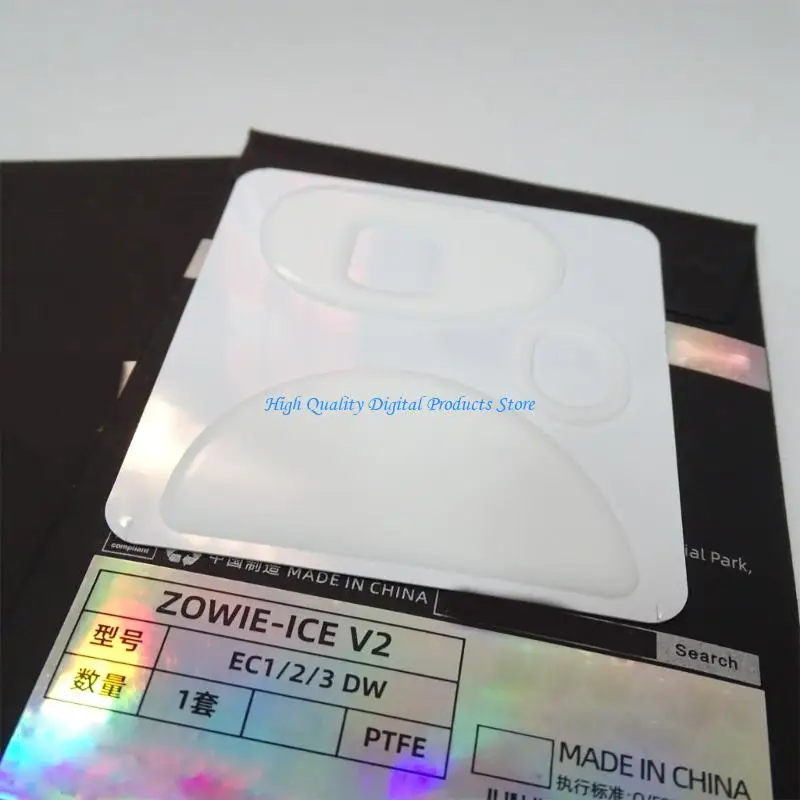 U2je 1set Ice Mouse Skates voor Zowie ECDW EC1-DW EC2-DW EC3-DW Mouse Feet Pad Glides Curveds Feet