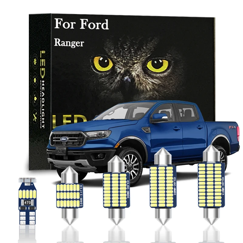 Canbus For Ford Ranger 1989 1992 2000 2005 2006 2010 2011 2012 2015 2018 2019 2020 Car LED Interior Light Accessories