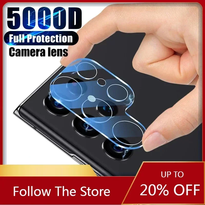 Full Cover Glass Lens Protective Film for Samsung S23 S21 S22 Ultra S20 FE S24 Plus Camera Protector Film for Pixel 6 7 8 9 Pro