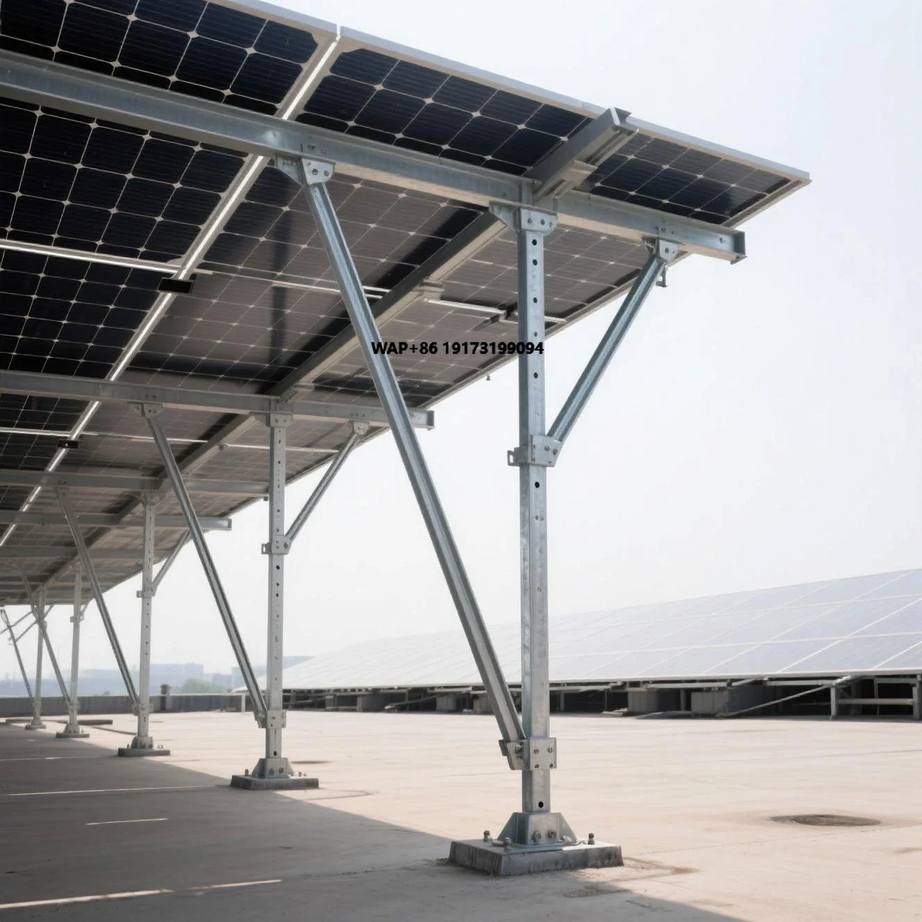 Zinc Aluminum Magnesium Alloy Sheet Metal  Parts Photovoltaic Support Bracket Sheet Metal Solar accessories