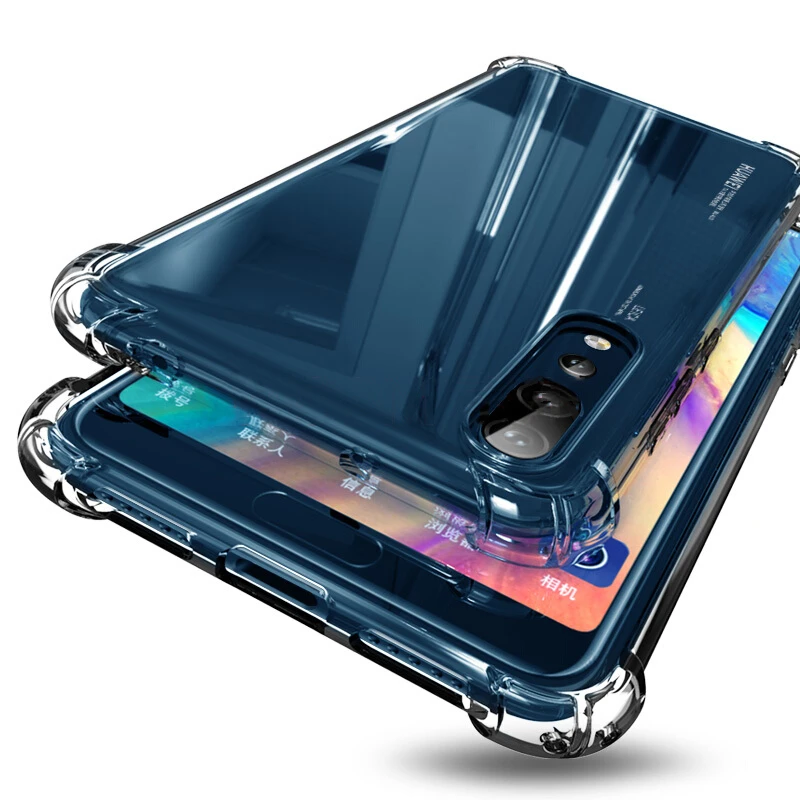 360 Protect Airbag Soft TPU Transparent Silicone Case Cover For Huawei P30 P10 Plus P20 Mate 9 10 20 Pro Nova 3 3i 4 4e Lite