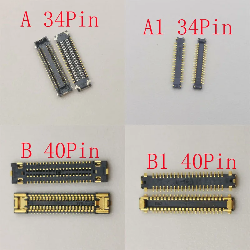 1-20Pcs Usb Charging Lcd Display Screen Plug FPC Connector For Samsung Galaxy S10 Lite G770F A50S A507 A50 A505 34 40 54 64 Pin