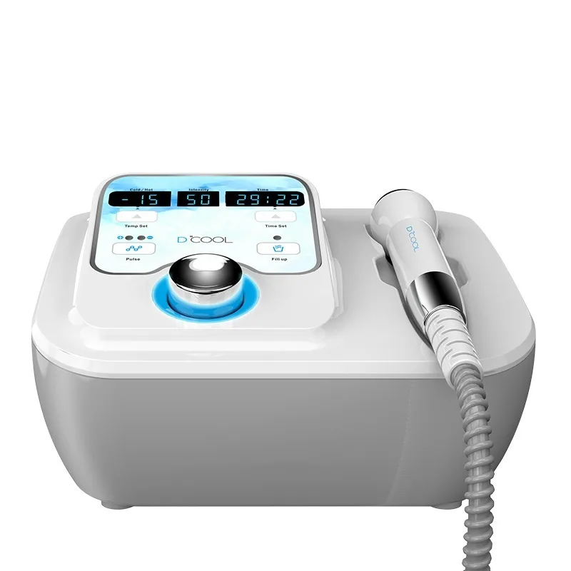 Portable D Cool Skin Rejuvenation Wrinkle Removal Face Lifting Skin Tightening Anti Puffiness Cooling Heating EMS Beauty Device